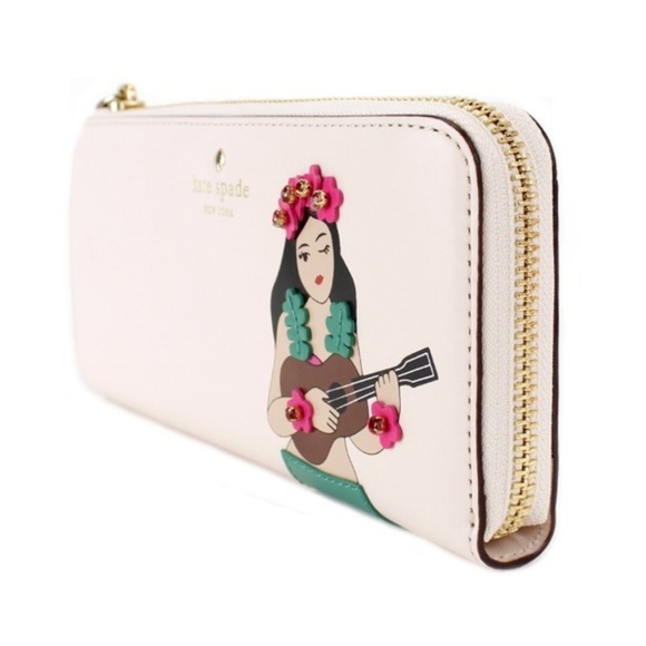 Kate Spade Hula Girl Wallet nwt note as is - Picture 4 of 7